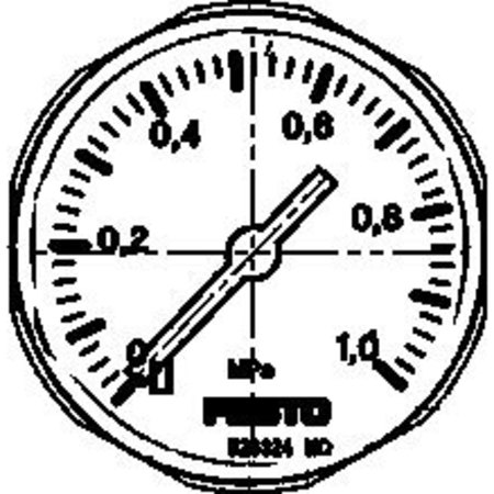 Festo Pressure Gauge MA-27-1, 0-M5-MPA MA-27-1,0-M5-MPA